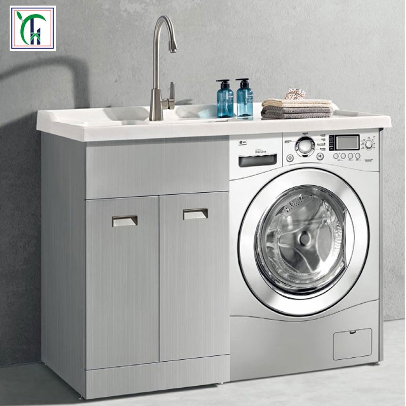 不锈钢洗衣机柜