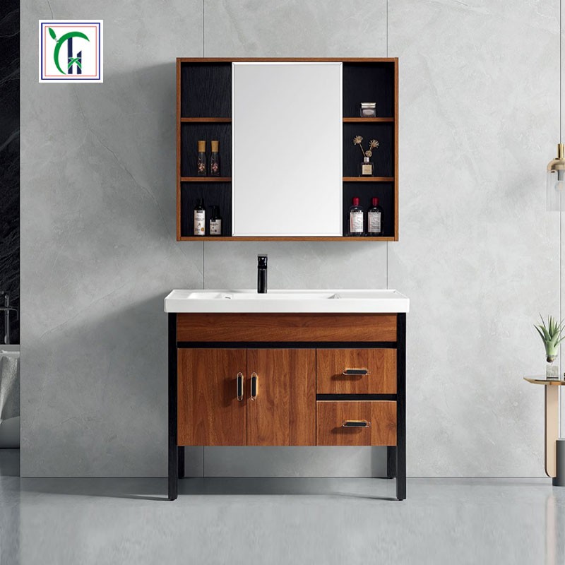 实木免漆浴室柜