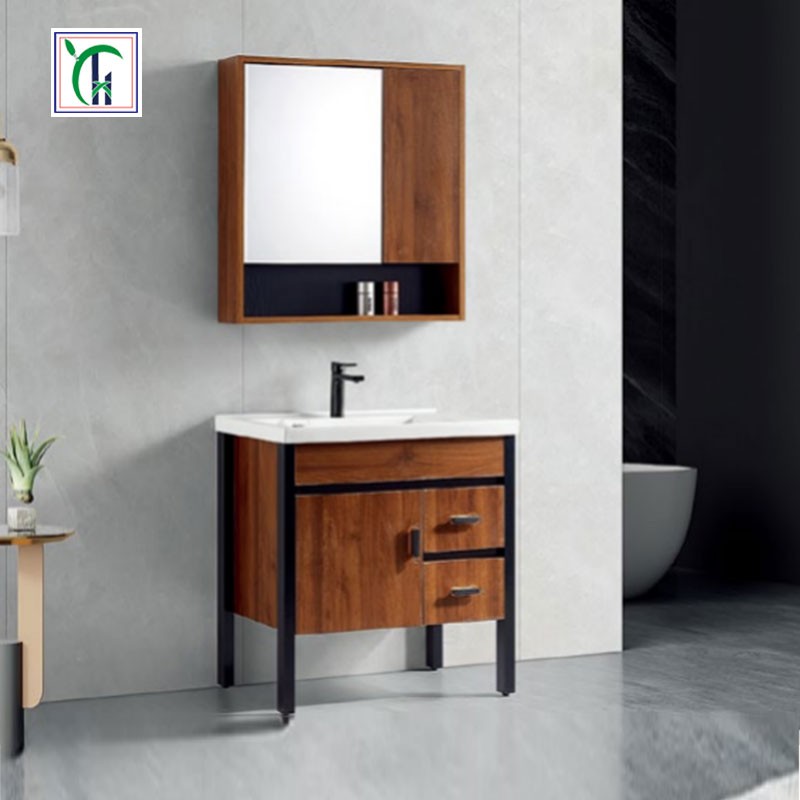 实木免漆浴室柜