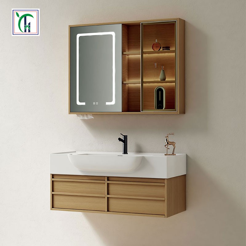 实木免漆浴室柜