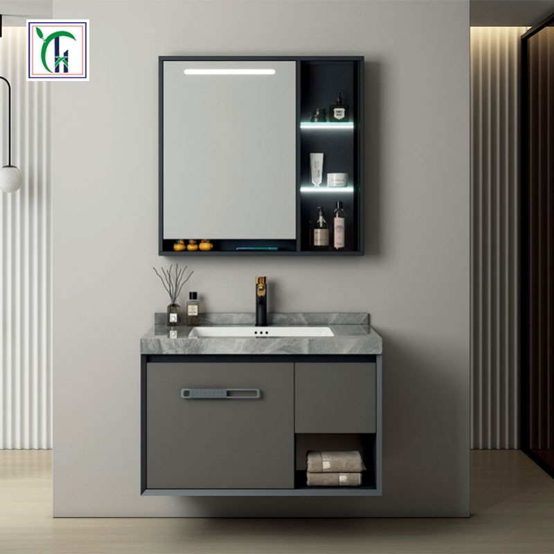 实木免漆浴室柜