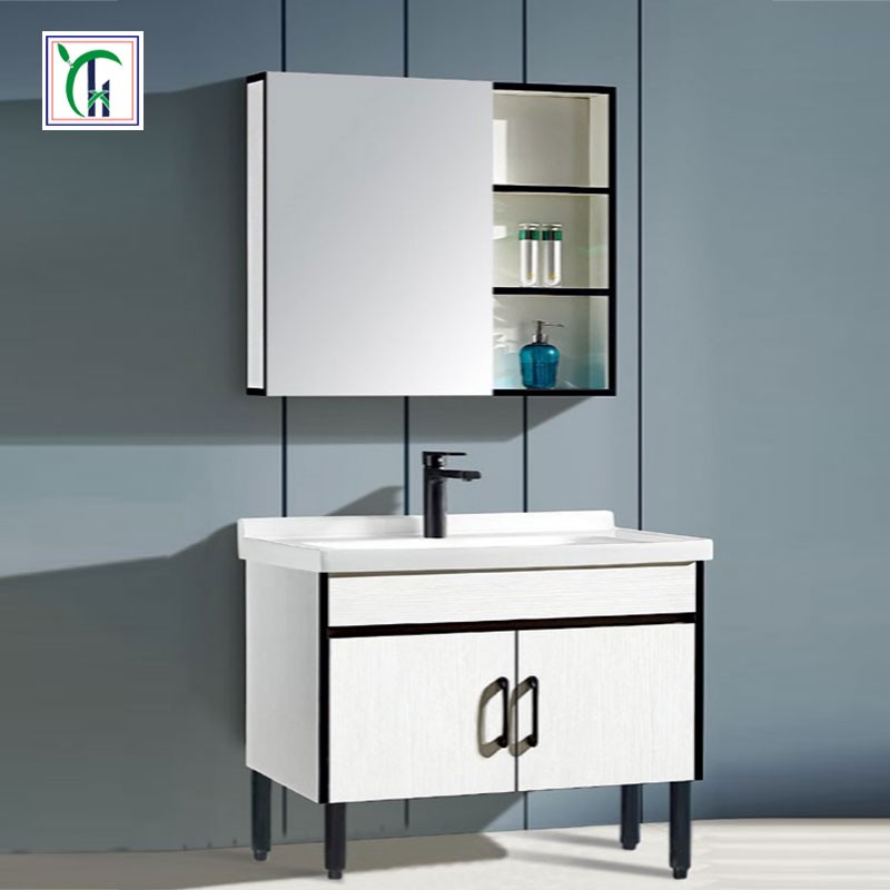 实木免漆落地柜